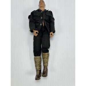 Vintage 1998 21st‎ Century Toys Ultimate Soldier 12" Army Original Black Uniform